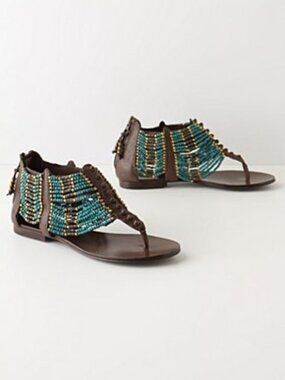 👡Anthropologie x Ash Beaded Sandals, 39